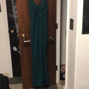 City Triangles Size 1 Dark Green Prom Dress